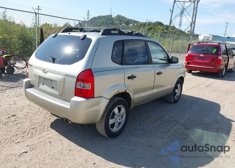 2006 Hyundai Tucson Gl from USA, damaged, VIN KM8JM12B86U411401